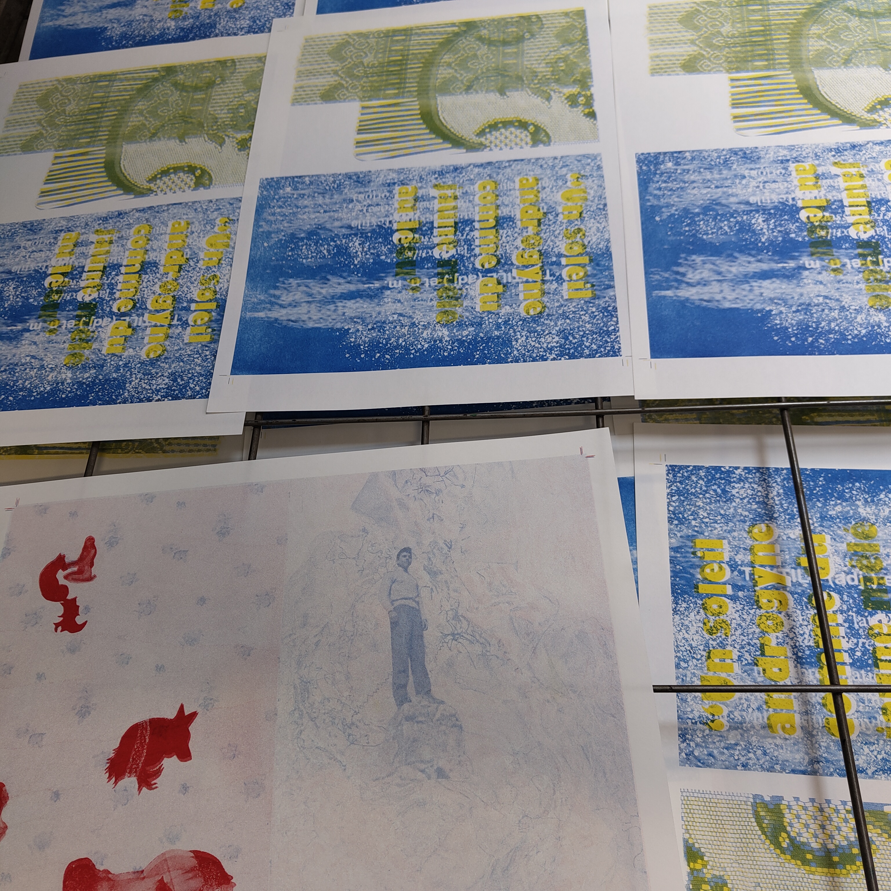 Textiles Fictions — atelier de sérigraphie